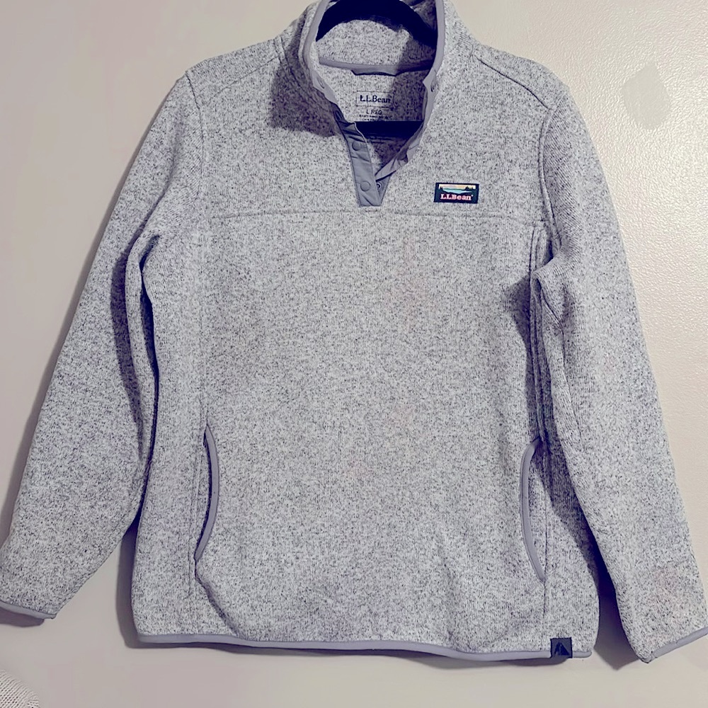 L.L. Bean Sweater fleece pullover
